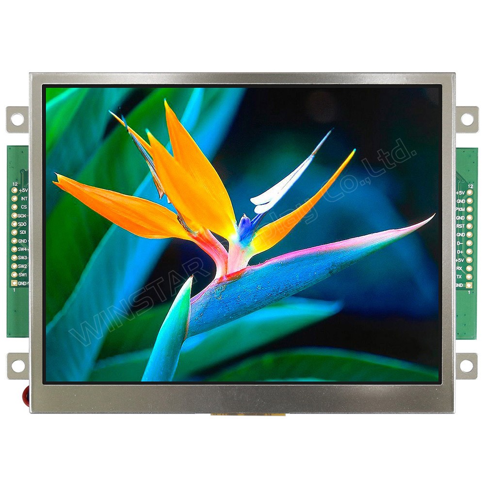 TFT 5.7" Panel + Control Board (RS232) + CTS, 400 nits, Transmi, Resolution 320x240