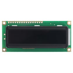 LCD, 16x2  white LED, FFSTN (Double Film) neg., transm., 6:00 EN/JP