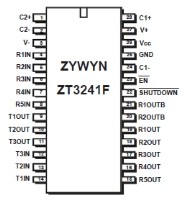 3V RS232 Trasceiver, High Data Rate 1,000kbps