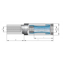 Drahtfederbuchse ø 2.5 mm Crimpanschluss