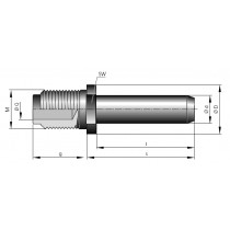 Stiftkontakt massiv ø 16 mm Löt-Schraubanschl.