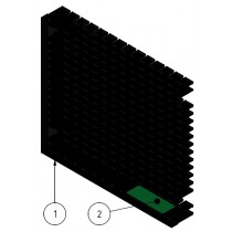 Universal Passive Cooler for Heatspreader Mounting, basic, compact boards