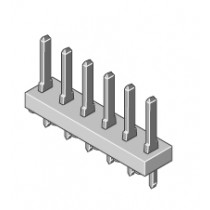 Stiftleiste 1-reihig Raster 3.96mm gerade 19-pol