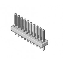 Stiftleiste 1-reihig Raster 2.54mm gerade 4-pol