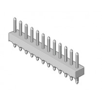 Stiftleiste 1-reihig Raster 2.54mm gerade 2-pol