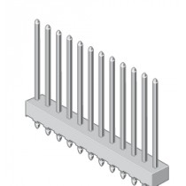 Stiftleiste 1 reihig Raster 2.54mm gerade 30-pol