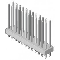 Stiftleiste 2-reihig Raster 2.54mm gerade 20-pol