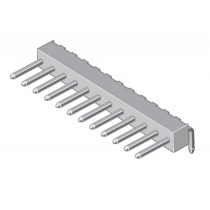 Stiftleiste 1-reihig Raster 2.54mm abgew. 18-pol