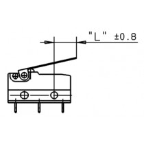 Zusatzbetätiger gerade 4,80 / 7,00mm