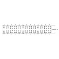 Raster 2.54mm, 14-pol., SMD zweireihig, flash Au