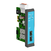 MRcard with 2 SFP cages for SFP transceiver modules acc., 2 dig.inputs