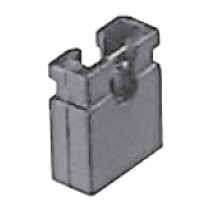 Nut Prüfspitz o. Prüfclip 2 pol. RM.2,54 gr, Au