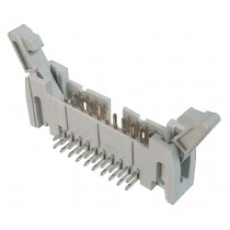 16 pol. Löt 2,54x2,54 abgewink. K.Ver-Clip GS III