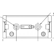 Batteriehalter 2/3A