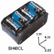 Batteriehalter für 8xC mit Lötfahne