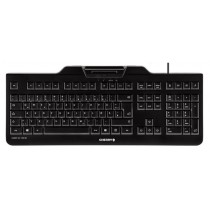 CHERRY Keyboard KC 1000 SC USB mit Kartenleser schwarz US/€ Layout