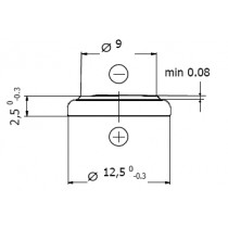 Lithium-Batterie 3V/48mAh Einzelblister