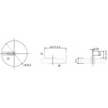 Lithium-Batterie 3V/550mAh