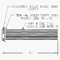 Inputkabel für Inverter, einseitig offen