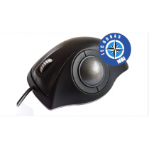 Desktop ergonomic trackball with 38mm ball and scrollwheel