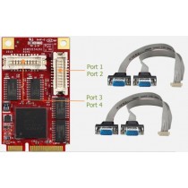 mPCIe to 4x RS232