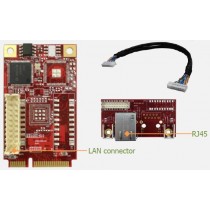 mPCIe to 1x GbE LAN Wide Temp.