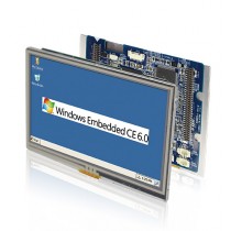 4.3" HMI OpenFrame 128MB/512MBeMMC/8MBSPI/USB/RS232/485/GPIO/SPK/CAN