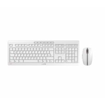 CHERRY Keyboard+Mouse JD-8560DE STREAM RECHARGE wireless+2.4GHz weissgrau DE Layout