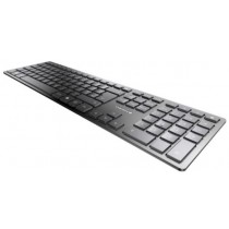 CHERRY Keyboard KW 9100 SLIM wireless+Bluetooth schwarz/silber CH Layout USB-C