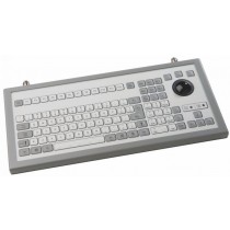 Keyboard with Trackball 38mm IP65 enclosed USB German-Layout