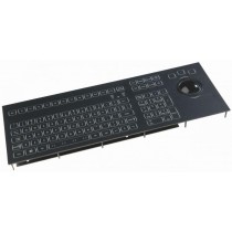 Keyboard with Trackball 50mm IP65 panel-mount PS/2 US-Layout