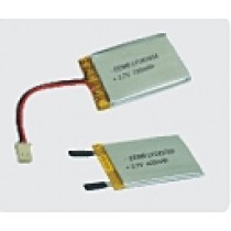 Lithium-Polymer Battery 3.7V 1100mAh VA Protection, NTC, Cables & Connector A14645
