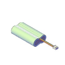 Lithium-Batterie 18650 2P Pack 3,7V 5.2Ah 3wire cables/connector with NTC