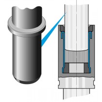 Stiftkontakt ø 1.02 mm Au, AWG 20-22