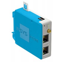 INSYS icom MIRO-L230; cellular 4G router, worldwide frequencies, VPN, 2x Ethernet 10/100BT, 1x DI
