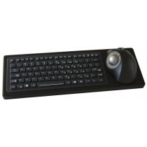 Silicon-Keyboard with Trackball 38mm IP67 desktop USB German-Layout