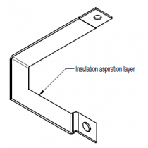 Copper 1.5x20mm laminated, L=98mm