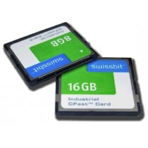 Industrial CFast Card, F-66, 120 GB, PSLC Flash, 0°C to +70°C