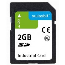 Industrial SD Card, S-600, 2 GB, SLC Flash, -40°C to +85°C