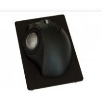 Ergonomical 38 mm panel mount trackballs