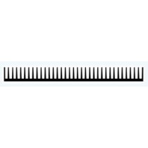 Strangkühlkörper, Profil 245x25 mm, Alu blank