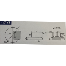 Lithium-Ion Zelle 3,6V 120mAh mit THT Terminals verpolsicher