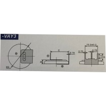 Lithium-Ion Zelle 3,6V 120mAh mit THT Terminals verpolsicher