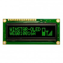 OLED 100x16 monochrome COB Graphic Display 2.4" with built in Controller WS0010