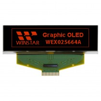 OLED 256x64, Red, monochrome TAB Graphic Display 2.8", built in Controller SSD1322UR1