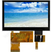 TFT 4.3" Panel, cap touch, 400 nits, Transmi, Resolution 480x272