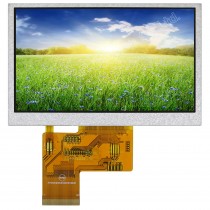 TFT 4.3" Panel only + HB BL, 1000 nits, Transmi, Resolution 480x272