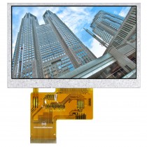 TFT 4.3" Panel only, 500 nits, Transmi, Resolution 480x272