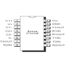 RS232 3V Transceiver 2D/2R, 16 SSOP, -40..+85C