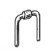 1 mm Buchsen, RM. 2,54 mm Brücke, Au